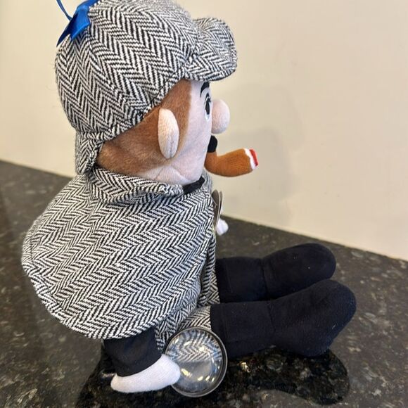 Sherlock Holmes "Little Thinker" 12 inch Plush Doll The Unemployed Philosophers - Picture 6 of 10